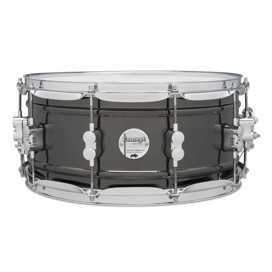 PDP Concept Series Metal Snare, 6.5x14, Black Nickel Over Steel w/Chrome Hardware PDSN6514BNCR