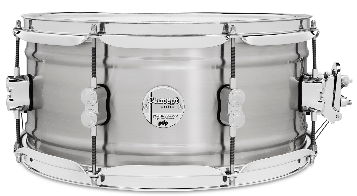PDP Concept Series 6.5x14 1.2mm Natural Satin Brushed Aluminum PDSN6514NBAC
