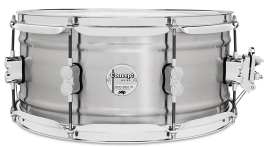 PDP Concept Series 6.5x14 1.2mm Natural Satin Brushed Aluminum PDSN6514NBAC