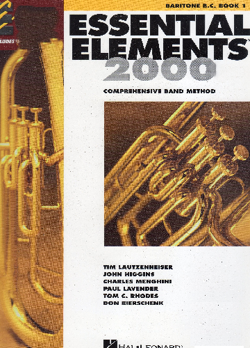 ESSENTIAL ELEMENTS 2000: BARITONE B.C., BOOK 1