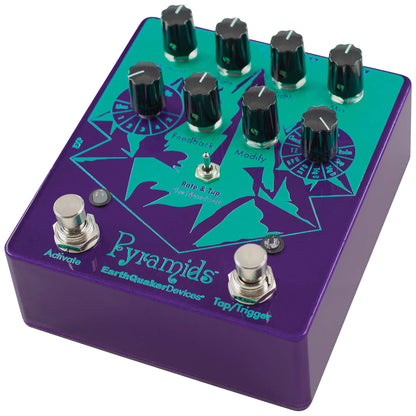 EarthQuaker Devices Pyramids Stereo Flanger Effect Pedal