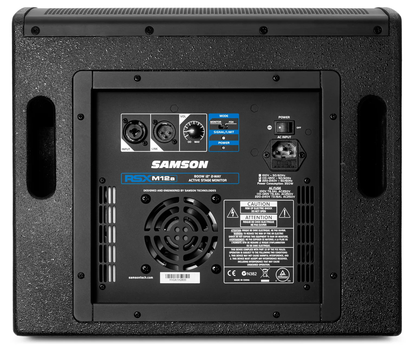 SAMSON RSXM12A 12" 800-Watt Coaxial Powered Stage Monitor - Poppa's Music 