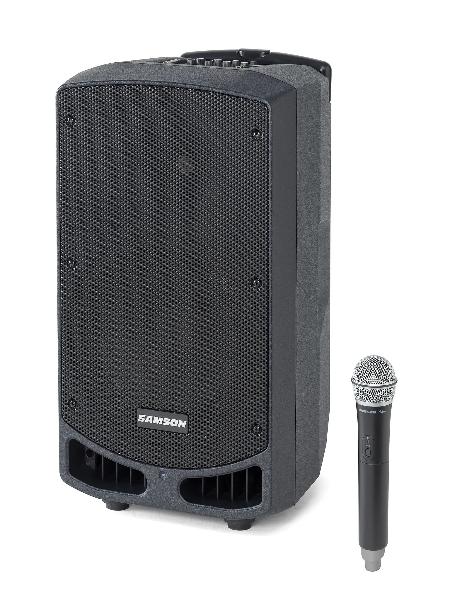 SAMSON Expedition XP310w Rechargeable Portable PA with Handheld Wireless System Band D - Poppa's Music 
