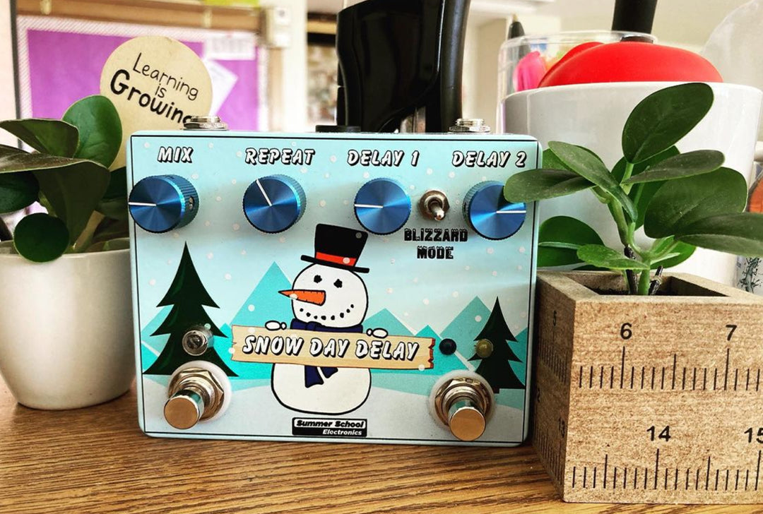 Summer School Electronics Snow Day Delay Pedal