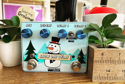 Summer School Electronics Snow Day Delay Pedal