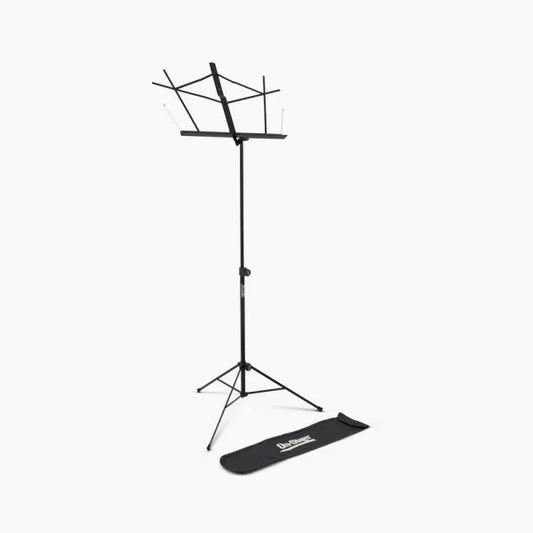 On Stage Compact Sheet Music Stand with Bag (Black)