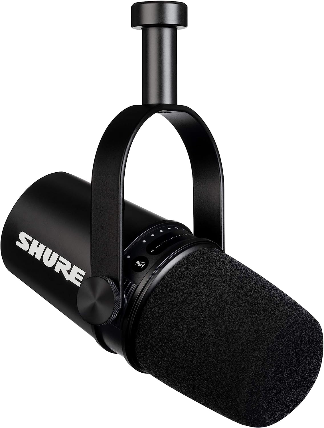 SHURE MV7 Podcast Microphone - Black - Poppa's Music 