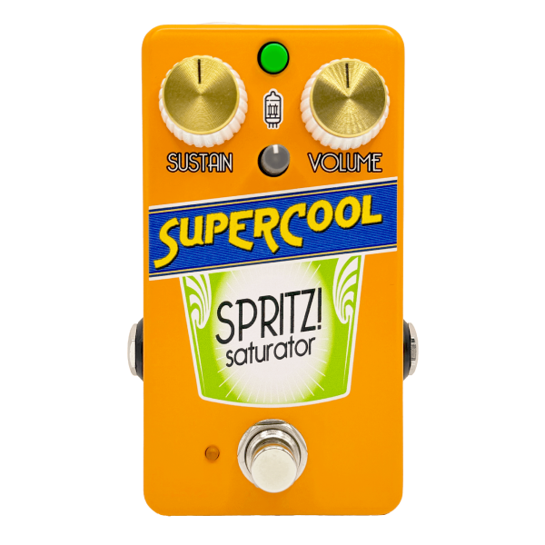 Supercool Pedals Spritz! Saturator Compressor Pedal