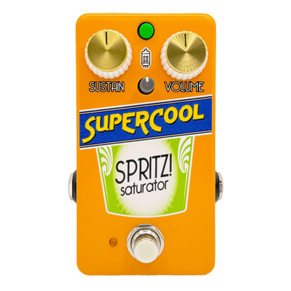 Supercool Pedals Spritz! Saturator Compressor Pedal