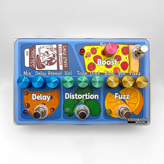 Summer School Electronics School Lunch Multi-Effect Pedal