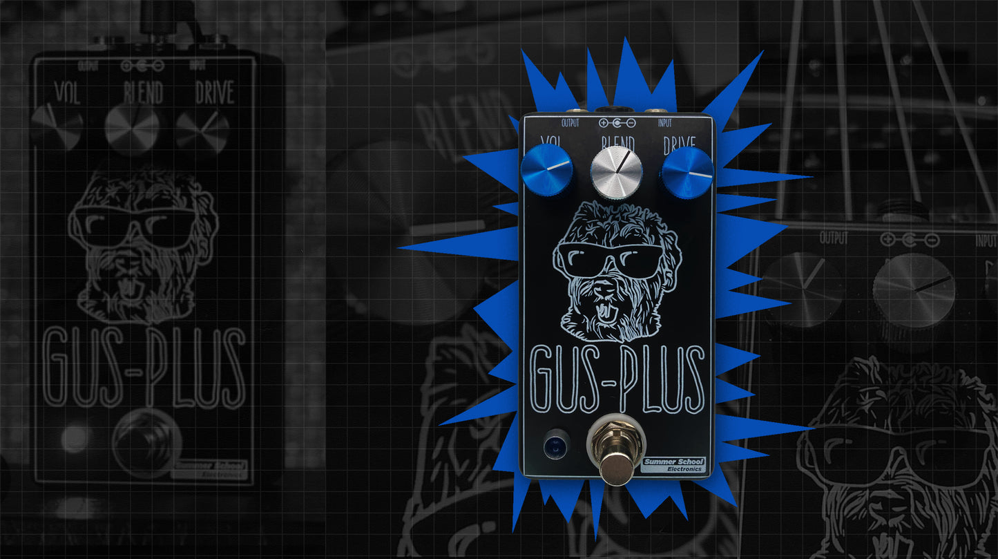 Summer School Electronics Gus-Plus Bass Overdrive Pedal