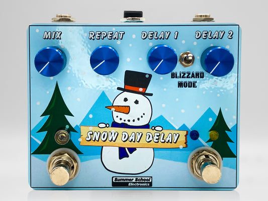 Summer School Electronics Snow Day Delay Pedal