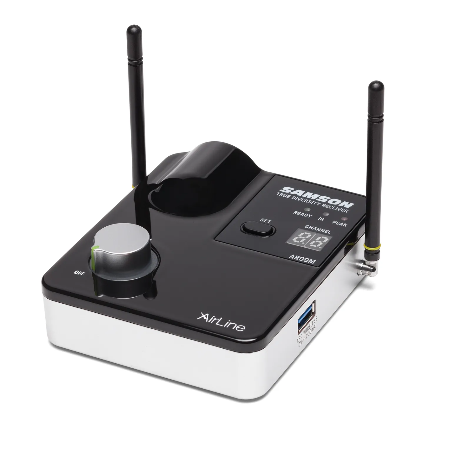 SAMSON AirLine 99m Fitness Headset Wireless System with Tabletop Receiver - Poppa's Music 