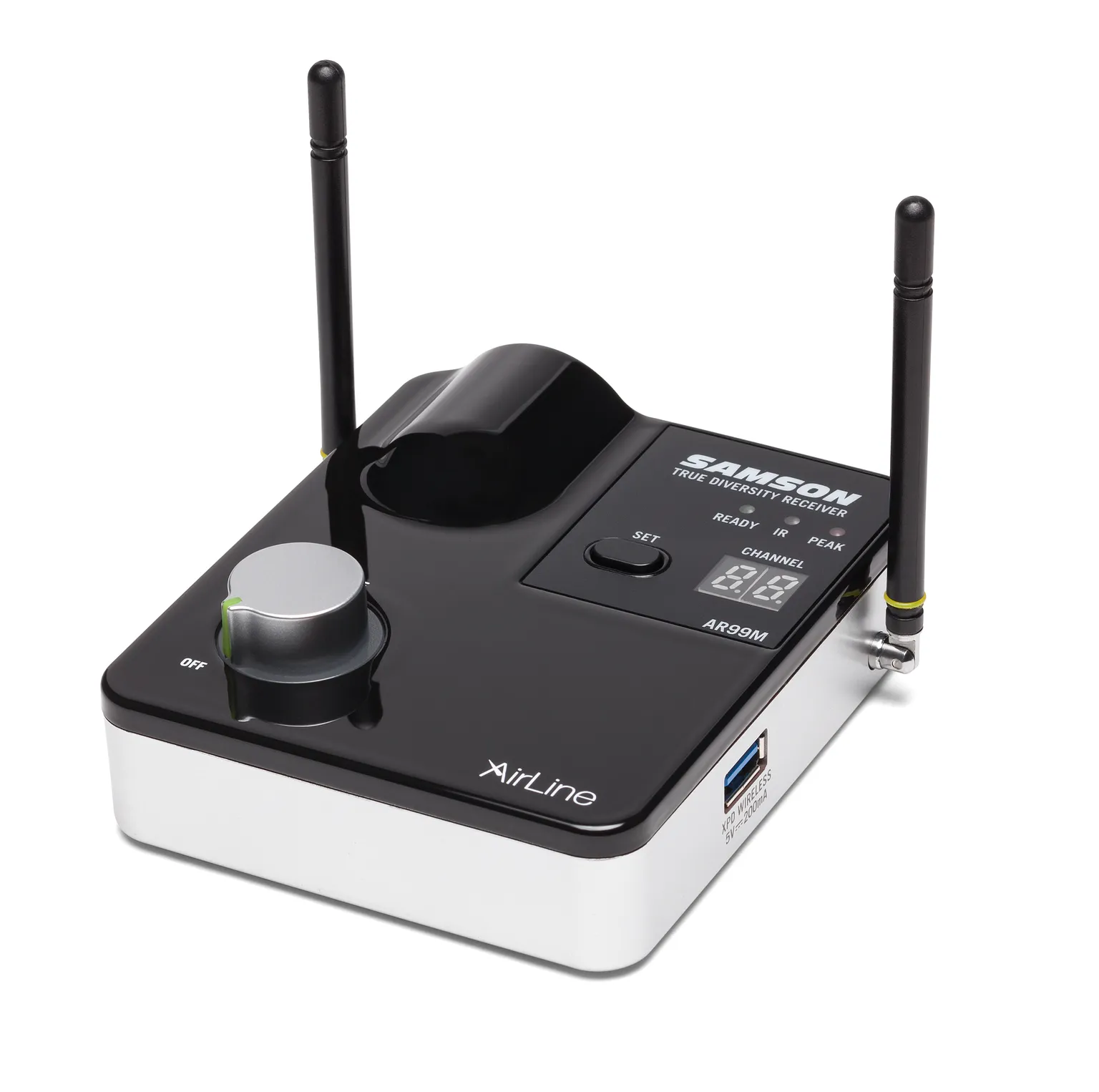 SAMSON AirLine 99m Fitness Headset Wireless System with Tabletop Receiver - Poppa's Music 