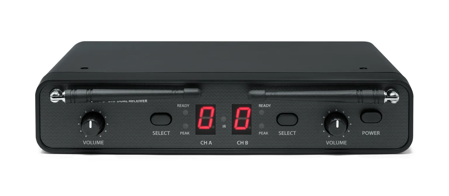 SAMSON Concert 288 Handheld Dual-Channel UHF Wireless System (Band I) - Poppa's Music 