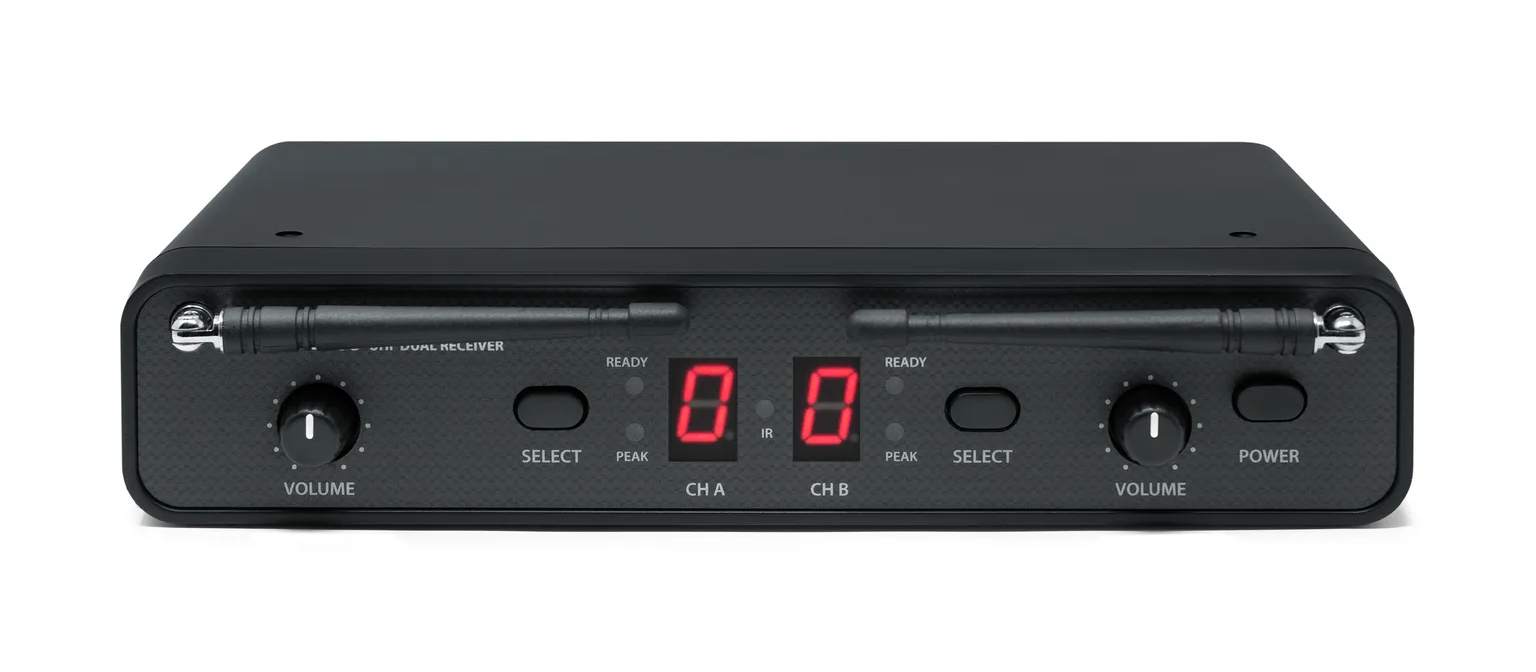 SAMSON Concert 288 Handheld Dual-Channel UHF Wireless System (Band I) - Poppa's Music 