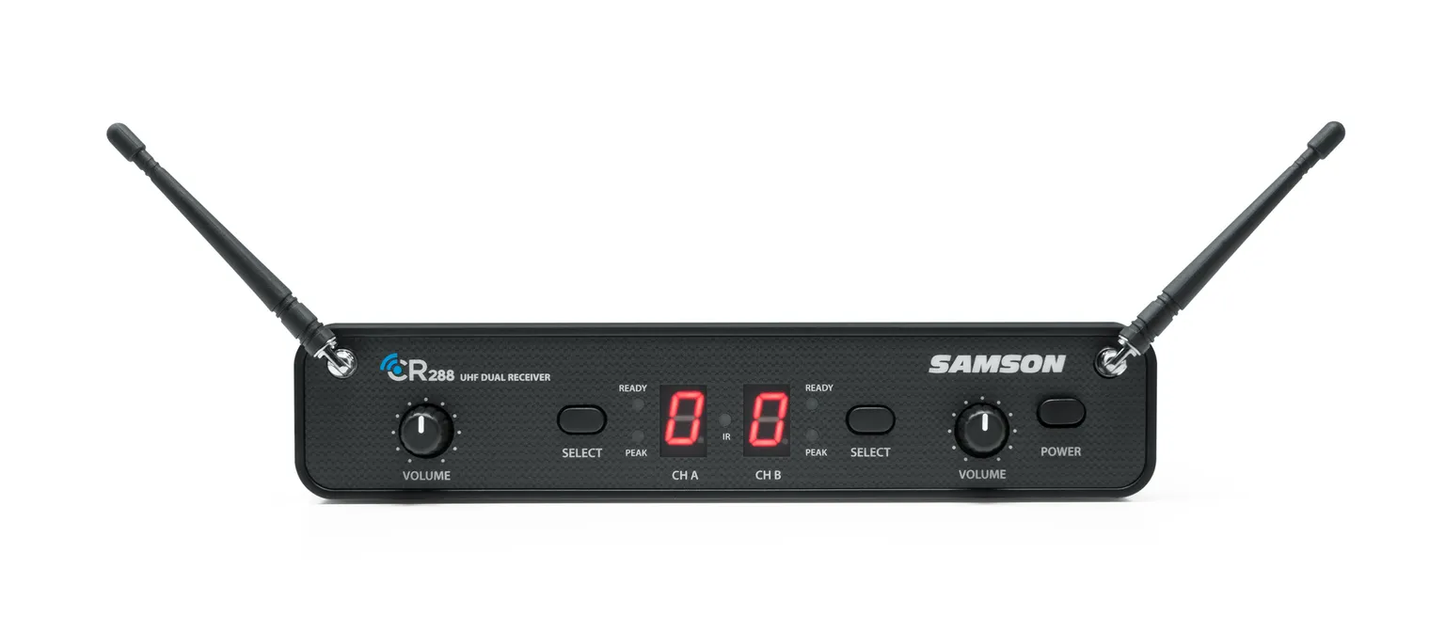 SAMSON Concert 288 Handheld Dual-Channel UHF Wireless System (Band I) - Poppa's Music 