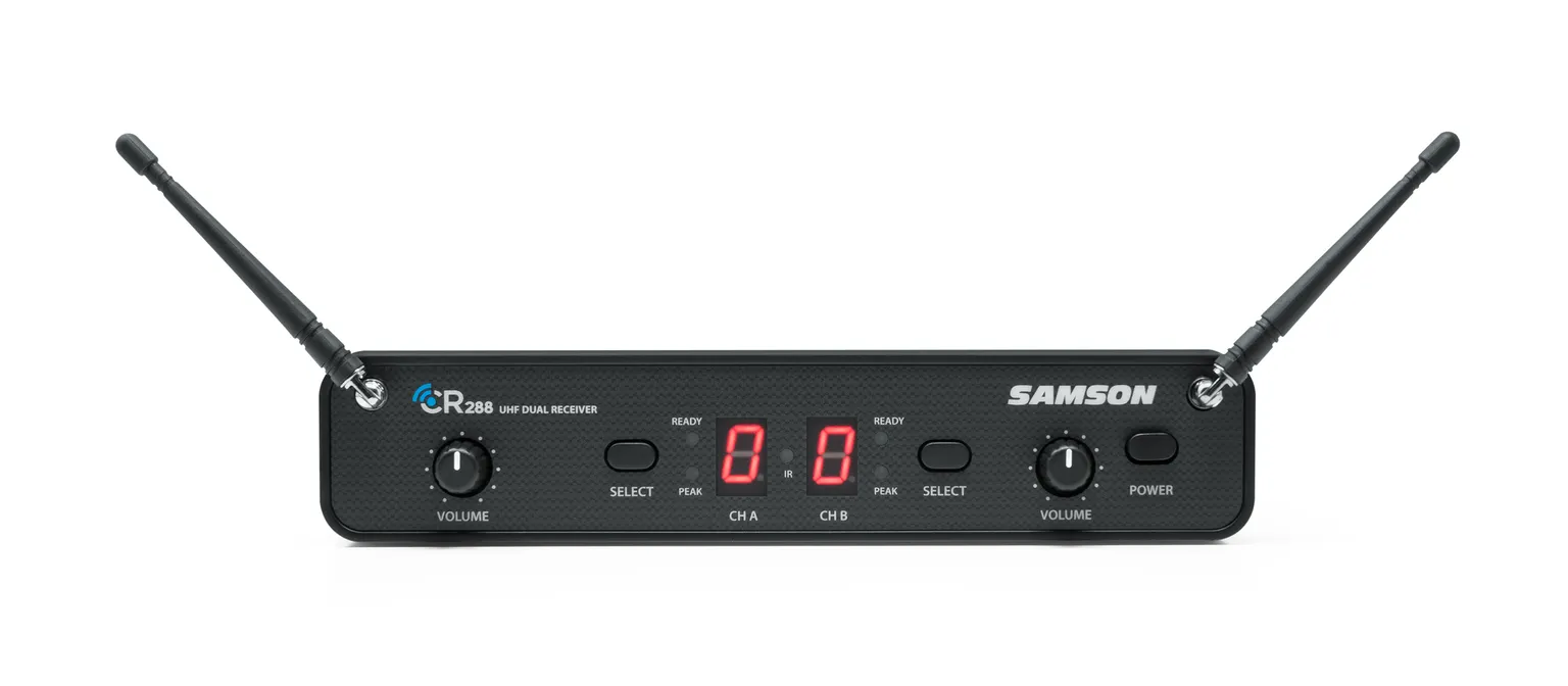 SAMSON Concert 288 Handheld Dual-Channel UHF Wireless System (Band I) - Poppa's Music 