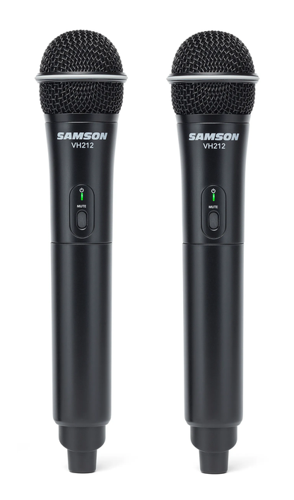 SAMSON Stage 212 Dual-Channel Handheld VHF Wireless System, Frequency-Selectable - Poppa's Music 