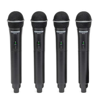 SAMSON Stage 412 Quad-Channel Handheld VHF Wireless System, Frequency Selectable - Poppa's Music 