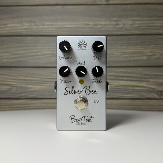 BearFoot FX Silver Bee Overdrive Pedal