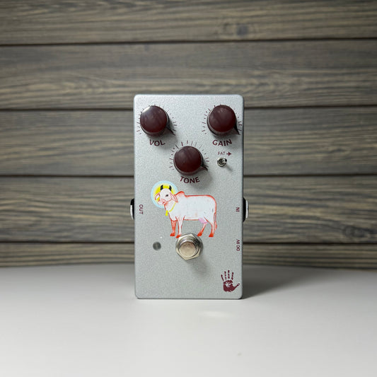 Mojo Hand FX Sacred Cow Silver Modded Transparent Overdrive