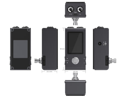 Peterson StroboStomp Mini SSMINI Guitar Strobe Tuner Pedal