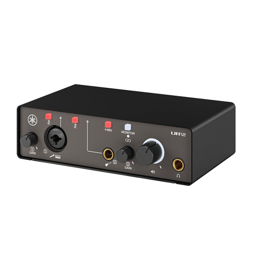 Yamaha UR12 MK3 2x2 USB-C Audio Interface (Black)