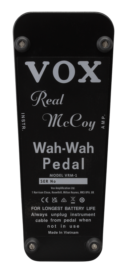 Vox VRM1 Real McCoy (Clyde McCoy Signature Reissue Wah) Wah Wah Pedal