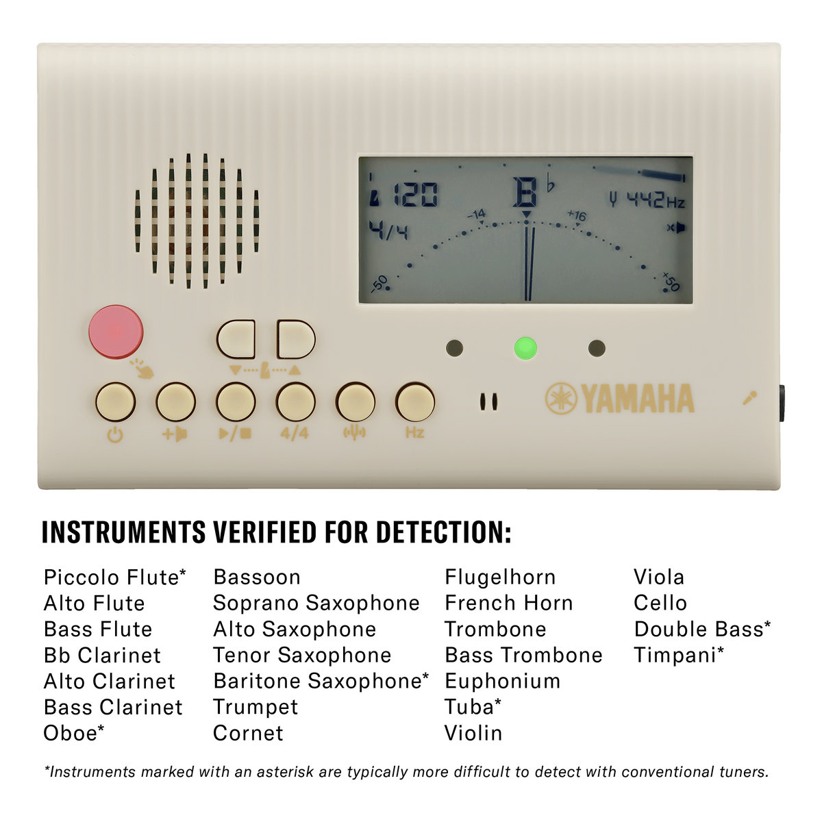 Yamaha Tuner & Metronome Beige - TDM-600