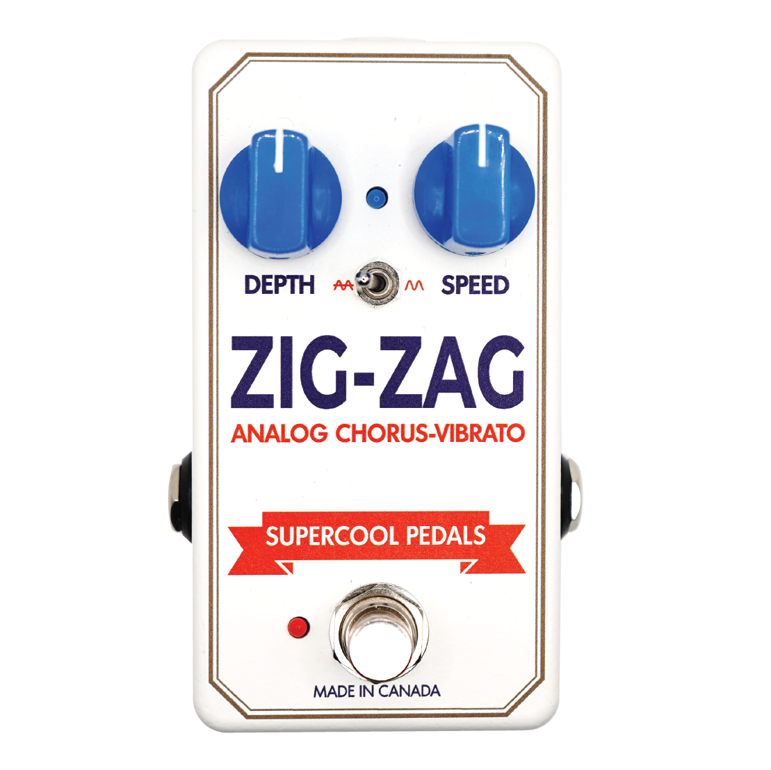 Supercool Pedals ZIG-ZAG Analog Chorus-Vibrato Pedal