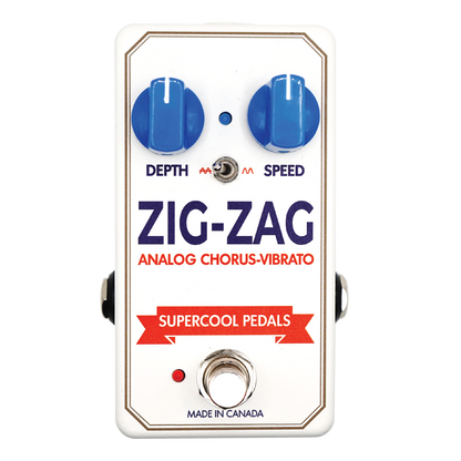 Supercool Pedals ZIG-ZAG Analog Chorus-Vibrato Pedal