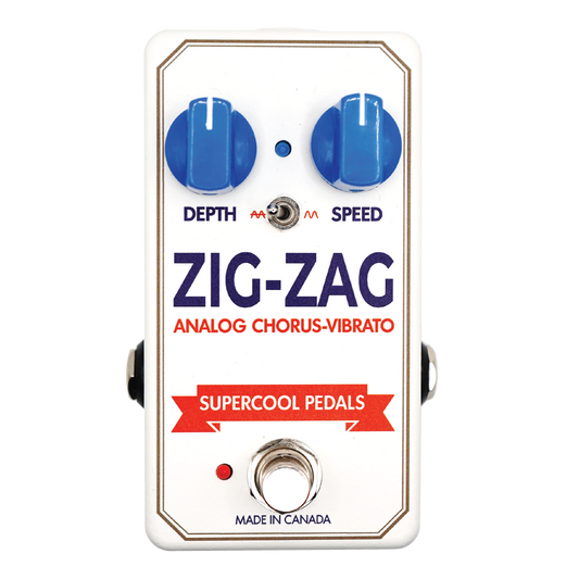 Supercool Pedals ZIG-ZAG Analog Chorus-Vibrato Pedal