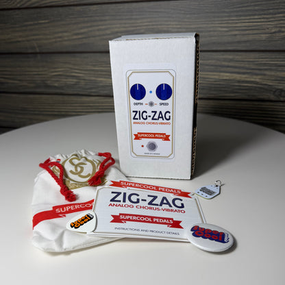 Supercool Pedals ZIG-ZAG Analog Chorus-Vibrato Pedal