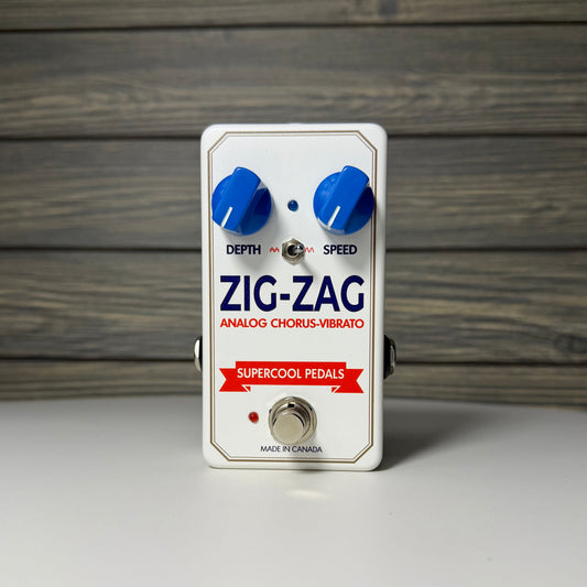 Supercool Pedals ZIG-ZAG Analog Chorus-Vibrato Pedal