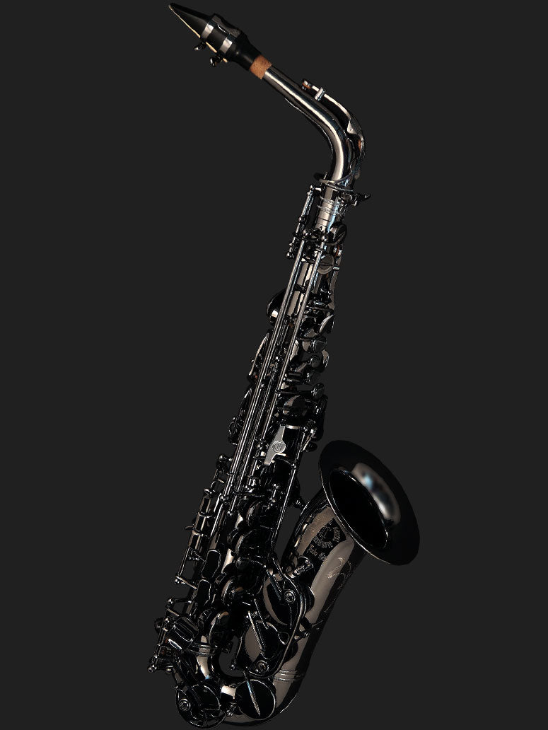 Cannonball Big Bell Stone Series Alto Saxophone Black Finish - A4-B