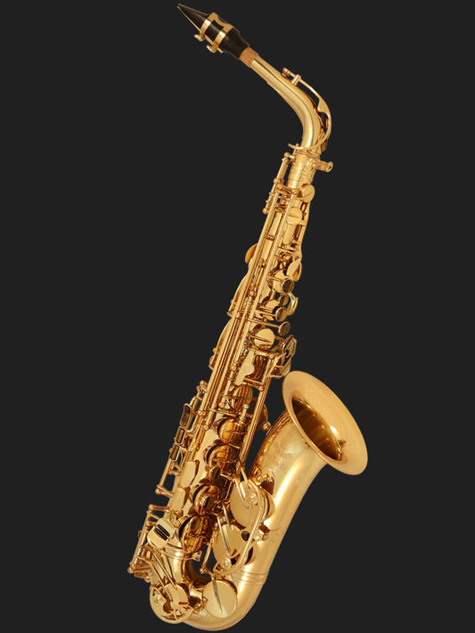 Cannonball Big Bell Stone Series Alto Saxophone Gold Lacquer - A5-L