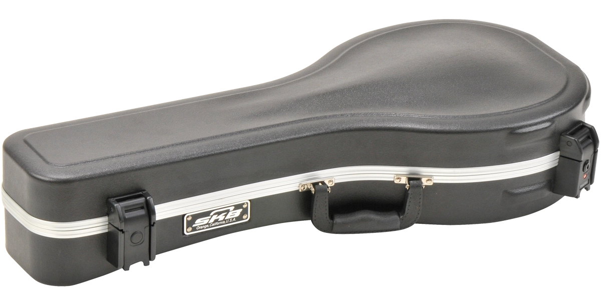 SKB Universal A-style Mandolin Case - TSA Latch, Over-Molded Handle