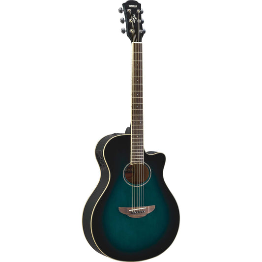 Yamaha APX600 OBB Thin-line Cutaway Oriental Blue Burst
