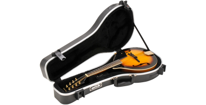 SKB Universal A-style Mandolin Case - TSA Latch, Over-Molded Handle