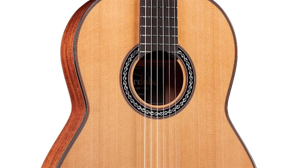 Cordoba C9 Parlor 7/8 size Nylon String Acoustic Guitar Cedar Top