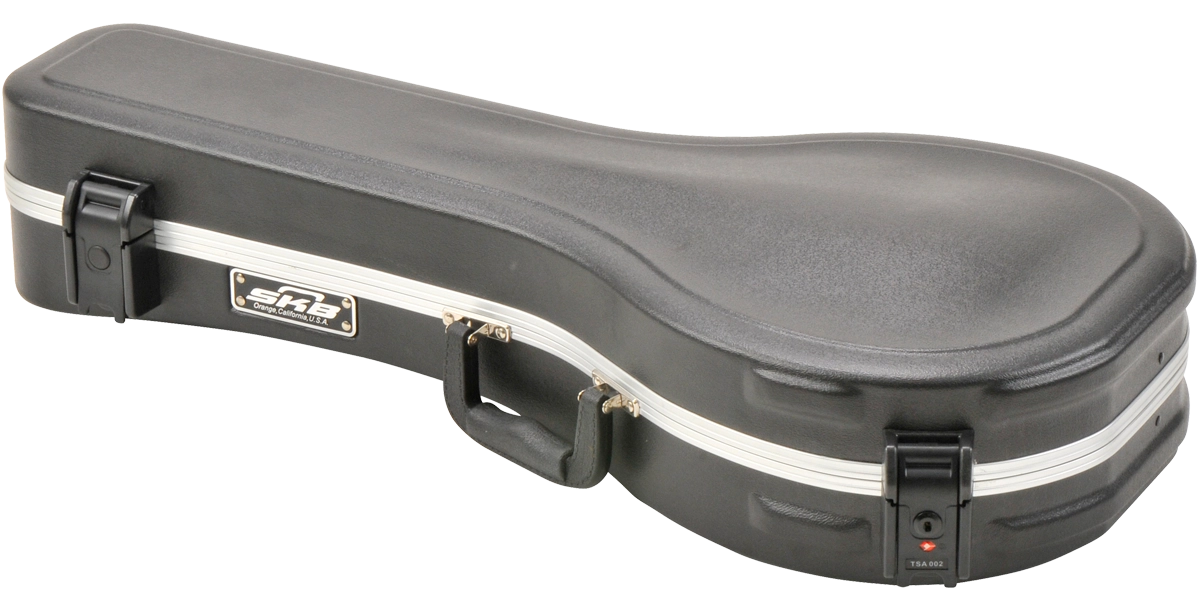 SKB Universal A-style Mandolin Case - TSA Latch, Over-Molded Handle