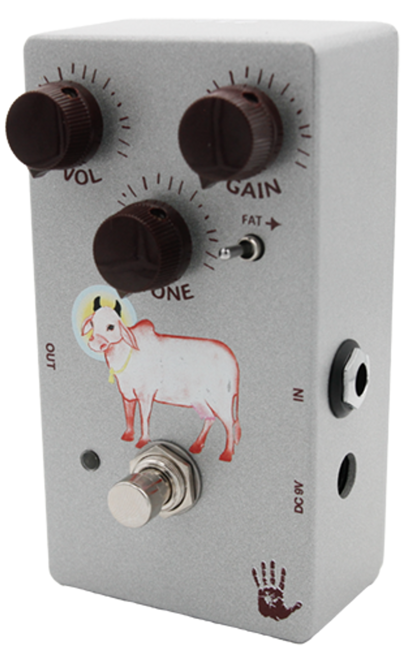 Mojo Hand FX Sacred Cow Silver Modded Transparent Overdrive