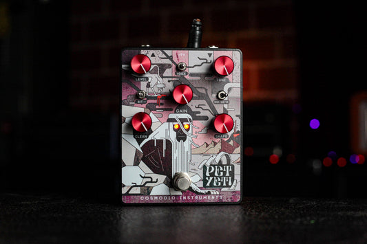 Cosmodio Pet Yeti Analog Distortion & Fuzz Pedal Dark Doomy Deathscape