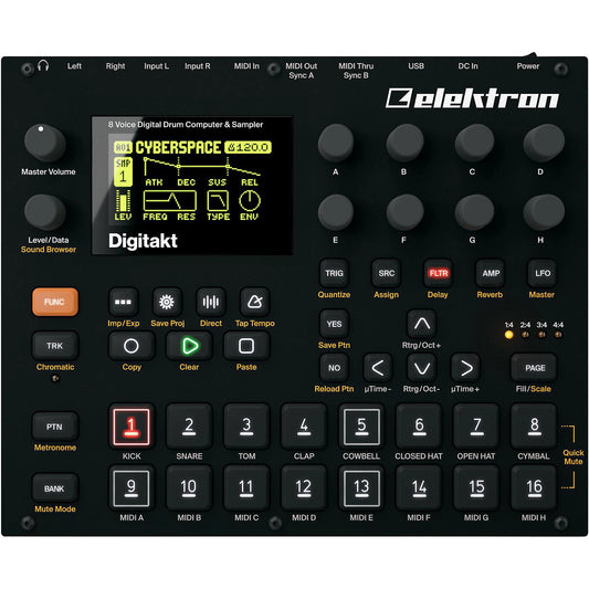 Elektron Digitakt 8-Voice Digital Drum Computer and Sampler