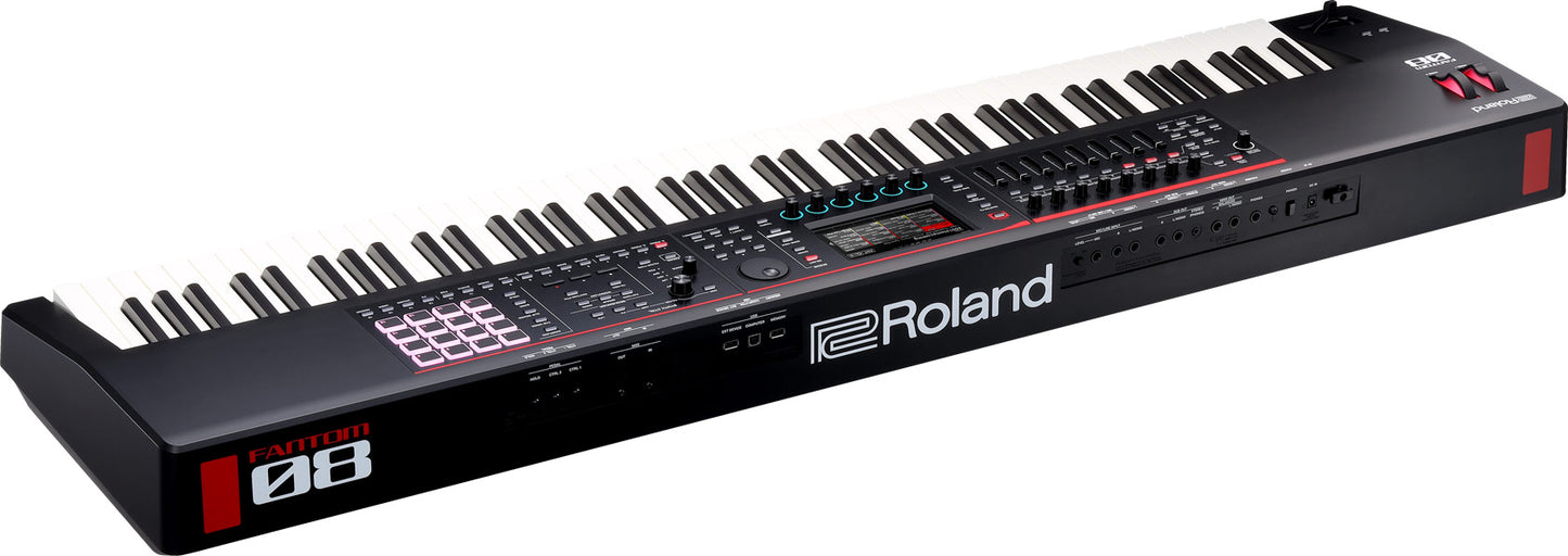 Roland FANTOM-08 88 Weighted Key Music Workstation Synthesizer Keyboard