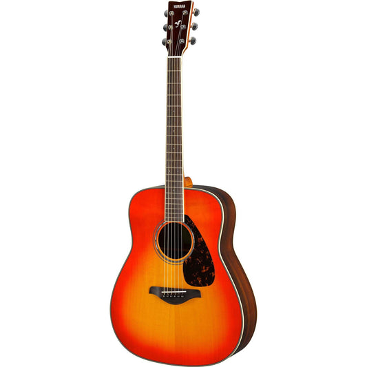 Yamaha FG830 Acoustic Dreadnought Solid Spruce / Rosewood Autumn Burst