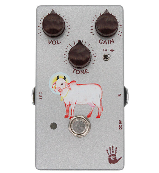 Mojo Hand FX Sacred Cow Silver Modded Transparent Overdrive