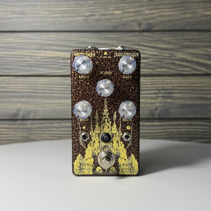 Fuzz Imp Furia Heavy Metal Distortion Guitar Pedal Hammered Copper Enclosure