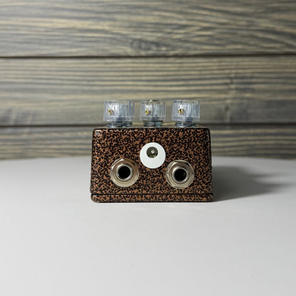 Fuzz Imp Furia Heavy Metal Distortion Guitar Pedal Hammered Copper Enclosure